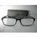Foster Grant Tyler Mens Womens Black & Gray Rubber Reading Glasses w/Case +1.75 Free Hard CASE + Microfiber Cloth