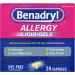 Benadryl Liqui-Gels Dye-Free Antihistamine Allergy Medicine & Cold Relief - 24 ct - Buy Online on GoSupps.com