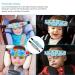 Abnaok 2pcs Child Seat Head Holder & Headband - Adjustable Blue Buckle Headrest for Comfortable Car Sleep - Buy Online on GoSupps.com