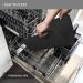 Reopet Waterproof Silicone Pet Feed Mats - Elevated Edges for Dogs & Cats 87x57cm (1-Pack) Coal Black - Buy Online on GoSupps.com