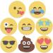Edible Wafer Emoji Pre-Cut Cupcake Toppers - 24pc - Buy Online on GoSupps.com