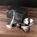 GRUTTI Premium Shaving Brush Set - Luxury Razor & Brush Stand, Soap Bowl, Badger Hair Shaving Brush Gift Set for Men - Crescent Moon Black - Buy Online on GoSupps.com