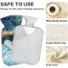 Marble Hot Water Bottle with Cover - 2L Pain Relief for Headaches & Back Pain - Ideal Hand & Feet Warmer - Buy Online on GoSupps.com