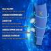 KEKING Calf Compression Sleeves 20-30mmHg for Men & Women - 2 Pairs Blue S/M - Running, Shin Splint, Calf Pain Relief, Varicose Veins - Nursing, Travel Support - Buy Online on GoSupps.com