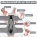 Cheerlink Adjustable Plantar Fasciitis Night Brace | Breathable Foot Relief for Plantar Fasciitis & Achilles Tendonitis - Gray - Buy Online on GoSupps.com