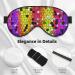 Colorful Tie Dye Stained Glass Sleep Mask | Adjustable Double-Sided Soft Eye Covers for Perfect Shading & Reduced Eye Edema - International Shipping Available - Buy Online on GoSupps.com