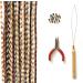 Real Rooster Feather Hair Extensions - Long & Natural Colors - Buy Online on GoSupps.com
