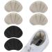 Sibba 3 Pairs High Heel Pads Grips Shoes Cushion Inserts Too Big Loose Sneaker Filler Back Pad Protectors Repair Liners Fit Tighter Grip Blisters Pain Prevention Slip Ankle Foot Women (2 Beige1 Black)