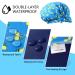 YISUN Shower Caps for Women - 2 PACK Double Layer Waterproof Bath Cap - Reusable & Elastic Band - Buy Online on GoSupps.com