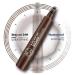 Dark Brown Waterproof Eyebrow Pencil - 24H Stay, Natural Look Makeup Pen - Buy Online on GoSupps.com