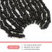 GUOHUI Super Light Butterfly Locs Crochet Hair 12 Inch 6 Packs Pre-Looped Soft Distressed Faux Locs Braids - 1B (Pack of 6) - Buy Online on GoSupps.com