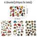 PANTIDE 100Pcs Camping Temporary Tattoos for Kids - Waterproof Non-toxic Fake Tattoos Stickers | Cartoon Body Stickers with Animals, Cars, Tents - Happy Camper Theme Party Favors & Birthday Gifts - Buy Online on GoSupps.com