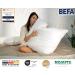 BEFA NATUR Made in Germany 80x80 cm Feather Pillow - Allergy-Friendly Oeko-Tex Certified 1500g - Downpass | Luxurious Comfort - Buy Online on GoSupps.com