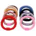 Hollihi Large Elastic Hair Ties - Ponytail Holders for Thick Hair | 20 Neutral Color Braided Ribbons for Women & Girls - Buy Online on GoSupps.com