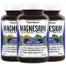 FarmHaven Magnesium Glycinate & Malate Complex w/ Vitamin D3 100% Chelated for Max Absorption Vegan Bone Health Nerves Muscles 360 Capsules 180 Days