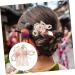FRCOLOR Accessories comb bride hair hanfu hair chinese hairpin wedding headwear flower tassel hairpins flower headpiece hanfu hair accessories for bride classical metal pair Comb - Buy Online on GoSupps.com