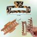 Magicsky 10 Pcs Marble Tortoise Acrylic Hair Claw Clips for Women - Cute Butterfly Barrettes Pins - Aesthetic Styling Accessories in Brown Opal Pink Multicolor - Buy Online on GoSupps.com