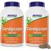 NOW Foods Cordyceps 200 Capsules (Pack of 2)