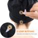 Buy Kinhwa Hairurban Microfiber Hair Turban Towel - Quick-Dry Super Absorbent 3 Pack Black with Buttons - Perfect for All Hair Types! - Buy Online on GoSupps.com