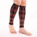 Doc Miller Compression Calf Sleeve for Men & Women | Medical Grade 20-30mmHg Support for Running Travel & Recovery - Argyle Design Small Size (Orange/Black - Buy Online on GoSupps.com