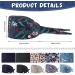 6-Piece Bouffant Scrub Caps with Buttons and Sweatband - Adjustable Nurse Hats for Men and Women in Multi Color Prints - Buy Online on GoSupps.com