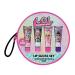 Taste Beauty L.O.L. Surprise! Flavored Lip Gloss and Wristlet Case, 4 Pack