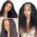 MDRTIRIM Deep Wave Lace Front Wig 30in - Brazilian Virgin Human Hair, Pre Plucked, Glueless 180% Density, HD Transparent Lace - Natural Color for Black Women - Buy Online on GoSupps.com