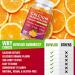 2 Pack Calcium Gummies 1000mg with Vitamin D3 K2 & B Complex Potassium Calcium Magnesium Zinc Gummies for Bone Muscle Mood and Immunity - Orange Flavor 120 Gummies 2pack - Buy Online on GoSupps.com