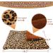FLYSTAR Self-Heating Cat Bed Mat - Leopard Print Soft Flannel & Cotton - Machine Washable - Ideal for Small, Medium, Large Cats/Puppies - 15.7 * 19.7 - Buy Online on GoSupps.com