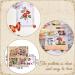 510PCS Vintage Floral Scrapbook Stickers Kit - Yellow Aesthetic Plants, Flowers, Butterflies, Mushrooms, Fall Leaves - Waterproof Transparent Stickers Set for Scrapbooking and Journaling - Buy Online on GoSupps.com
