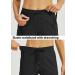Willit Women's Striped Capris Hiking Travel Pants - Lightweight Quick Dry Drawstring Workout Pants with Pockets - Black XX-Large - Buy Online on GoSupps.com