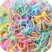 TYGA Store Pack of 1000 Mini Rubber Bands Soft Elastic Bands for Kids Hair Braids Ponytail Hair Pet Hairband Wedding Hairstyle and More (Pastel (Extra Thick)) - Buy Online on GoSupps.com