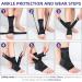 KCSHRAN Ankle Braces Elastic Compression Support Socks - Adjustable Strap for Sprained Ankle, Arthritis, Achilles Tendonitis - M Green - Buy Online on GoSupps.com