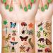 288 pcs insect Tattoos Reptile Temporary Tattoos Buggin Out Tattoos Bees  Spiders  Beetles  Butterflies kids' party supplies bug party favor butterfly birthday party supplies