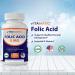 2 Pack Vitamatic Folic Acid 5mg (5000 mcg) - 240 Vegetarian Tablets - Buy Online on GoSupps.com