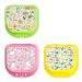 Retainer Cases Cute Retainer Holder Case 3 Pack Aligner Case with Funny Cartoon Night Guard Case with Animals Dinosaurs and Unicorn Patterns (Green Yellow Pink)