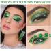 CAHIUYOA Green Eyeshadow Palette - 15 Shades of Forest Emerald Green & Yellow Glitter Makeup for Long-Lasting, Colorful Eye Looks - Matte & Glitter Formulas for Women & Girls - Buy Online on GoSupps.com