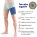 Neo-G Thigh Support: Compression Sleeve for Hamstring and Quadriceps Muscles - Sprains, Strains, and Sports Injuries - Adjustable Medical Device - Buy Online on GoSupps.com