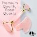 Jade Roller & Gua Sha Tools - 2 in 1 Anti-Aging Facial Massage with 100% Real Rose Quartz | Qita Beauty - Buy Online on GoSupps.com