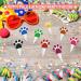 Weecent 48 Pcs Paw Cake Topper - 8 Color Paw Print Cupcake Topper Dog Birthday Party Supplies Dog Cupcake Toppers Pet Puppy Dog Birthday Party Decorations Multicolored - Buy Online on GoSupps.com