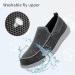 1TAZERO Men Slip On Loafer with Arch Support Insoles - Plantar Fasciitis Casual Shoes - 11 X-Wide, Black - Buy Online on GoSupps.com