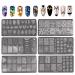 Niceneeded Nail Art Stamping Kit - 12 Designs with Rectangle & Round Plates | DIY Nail Art Tools for Creative Decoration - Buy Online on GoSupps.com