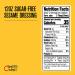 Feast From The East Sugar-Free Sesame Dressing 12 Fl Oz - Sweet & Tangy Keto Friendly Vinaigrette - Gluten Free Chinese Chicken Salad Dressing - Zero Sugar & Carb - Buy Online on GoSupps.com
