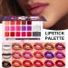  G n rique 18 Color Lipstick Palette High Pigment Shades Moisturizing & Smudge Resistant Smooth Application All Day Comfort for Themed Events Gatherings and Makeup Artists - Buy Online on GoSupps.com
