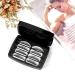 Magnetic eyelashes and natural look artificial eyelashes with 3 magnets - stainless steel tweezers reusable artificial false eyelashes 2 pairs/8 pieces (color 3)