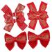 FRCOLOR 3 Pairs Bow Hairpin Hair Clips for Little Girl Chinese Hair Clip Chinese Hair Barrettes Hair Accessories for Girl Chinese Hair Accessories Hairclips Bow Tie Asia Fabric Girl Child
