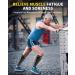 Shop Cambivo Calf Compression Bandages & Support Stockings for Men & Women - Blue S-M - Ideal for Sports Running & Swelling Relief - Buy Online on GoSupps.com