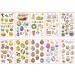10Sheets Cartoon Temporary Stickers A/B Styles For Creative Body Art Easter Stickers For Boy Girl Easter Party Fa Easter Stickers Set A Series - Buy Online on GoSupps.com