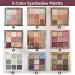 Dark Brown Eyeshadow Palette | Copper Matte Shimmer | Highly Pigmented & Waterproof | Long Lasting Korean Eye Makeup - 9 Color Glitter Palette (Brown 5) - Buy Online on GoSupps.com