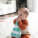 Dr. Brown's Lovey Blanket with Beaded Ring Teether and HappyPaci Silicone Pacifier in Green - Shop Now - Buy Online on GoSupps.com